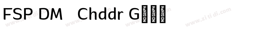 FSP DEMO   Cheddar G字体转换